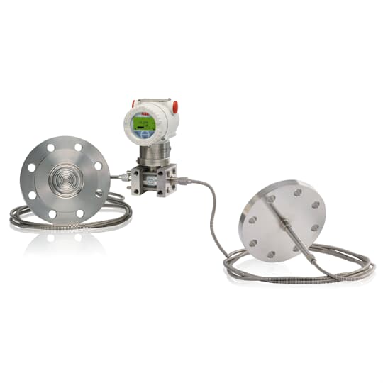 Differential pressure transmitter with remote diaphragm seals 266MRT