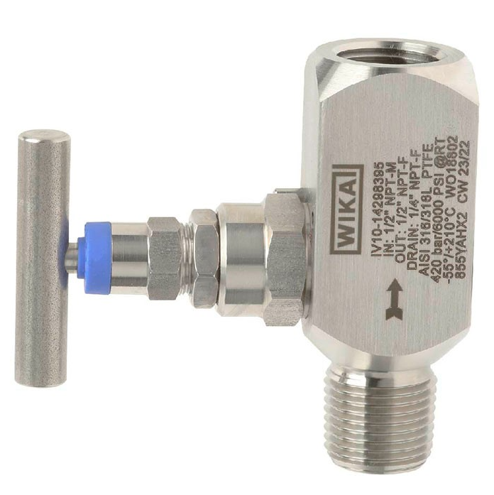 WIKA IV1 Heavy-Duty Needle Valve | Corrosion-Resistant High-Safety WIKA IV1 Heavy-Duty Needle Valve | Corrosion-Resistant High-Safety