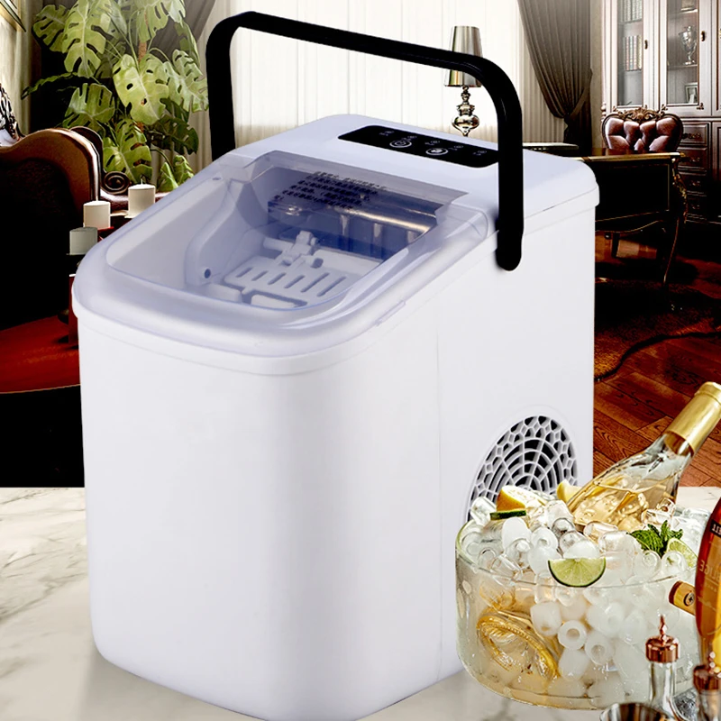 Home Ready in 6 Mins Ice Maker Countertop with Handle