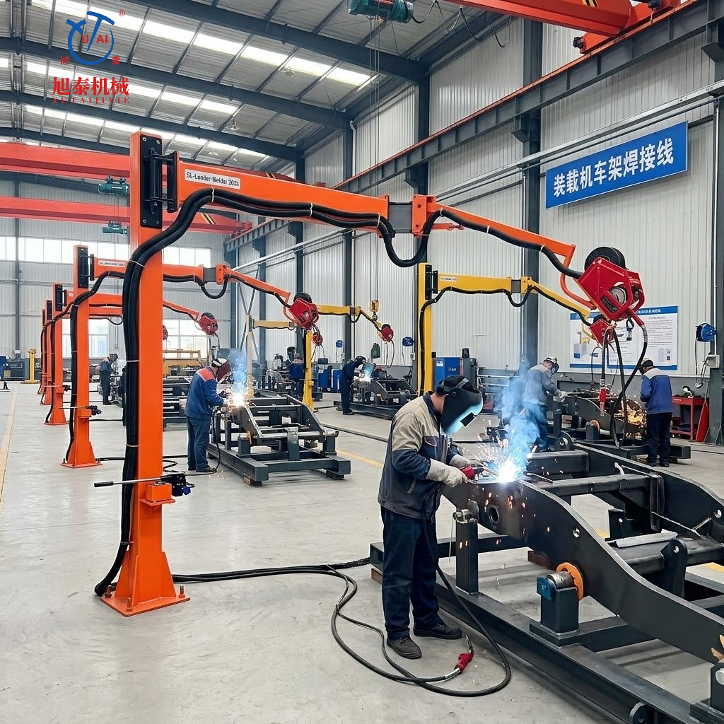 SPH wire feeder boom