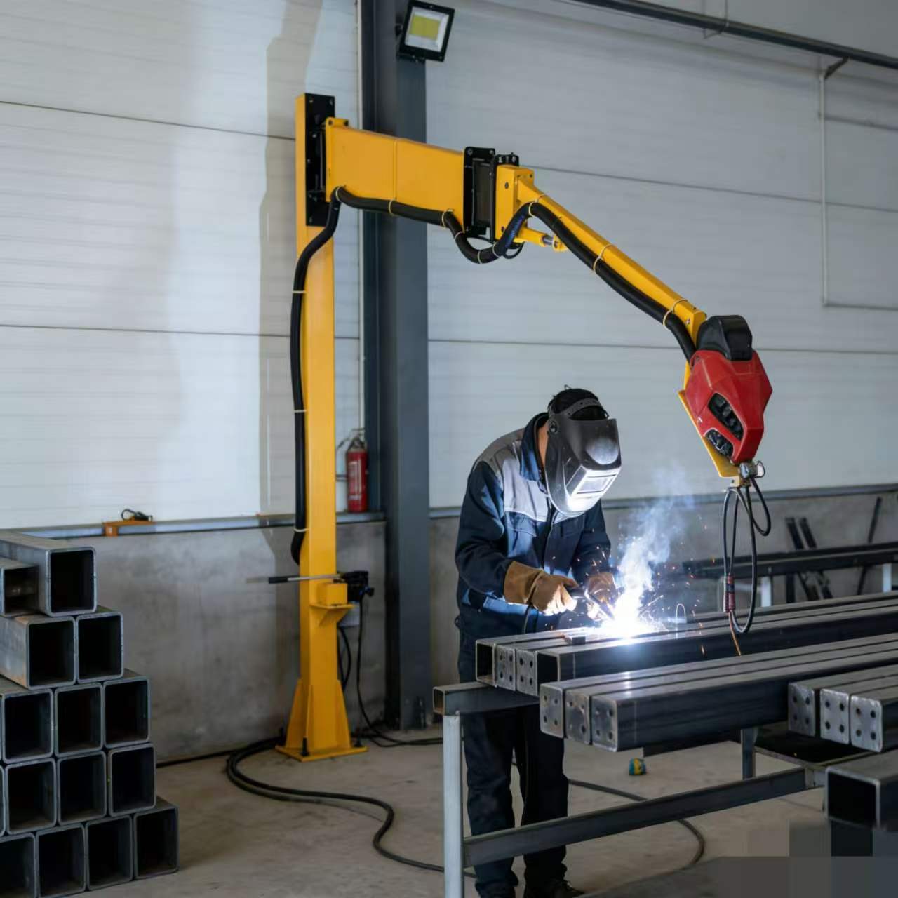 SPH-505Manual hydraulic welding space arm 