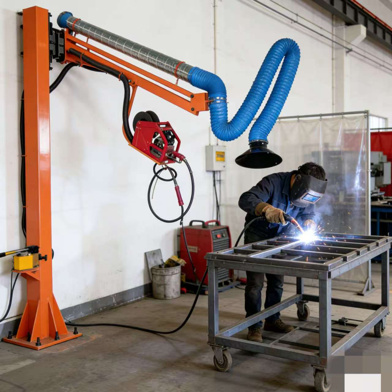 SPH-505Manual hydraulic welding space arm 