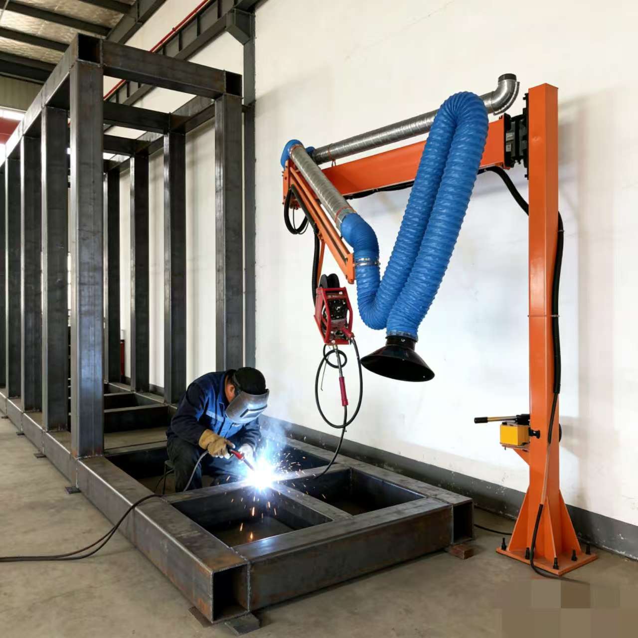 SPH-505Manual hydraulic welding space arm 
