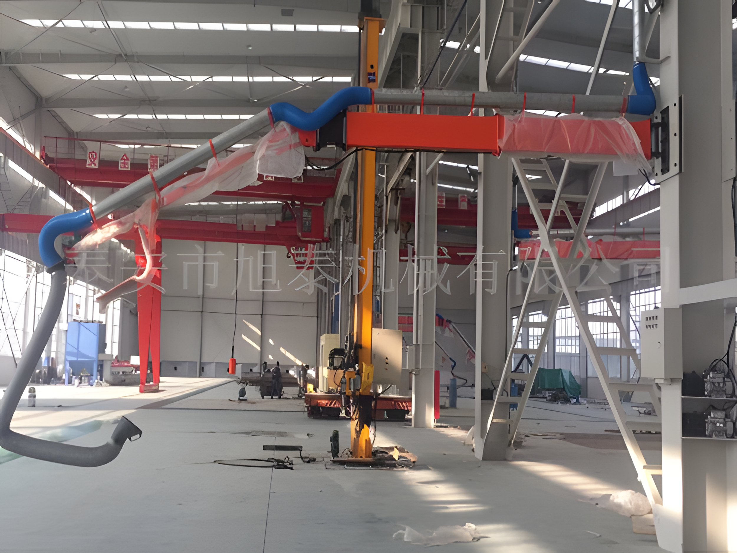 Xutai SPE-705 brazo espacial de soldadura al vacío purifica el entorno del taller de tuberías de línea regular utilizadas en la construcción naval, conveniente y seguro