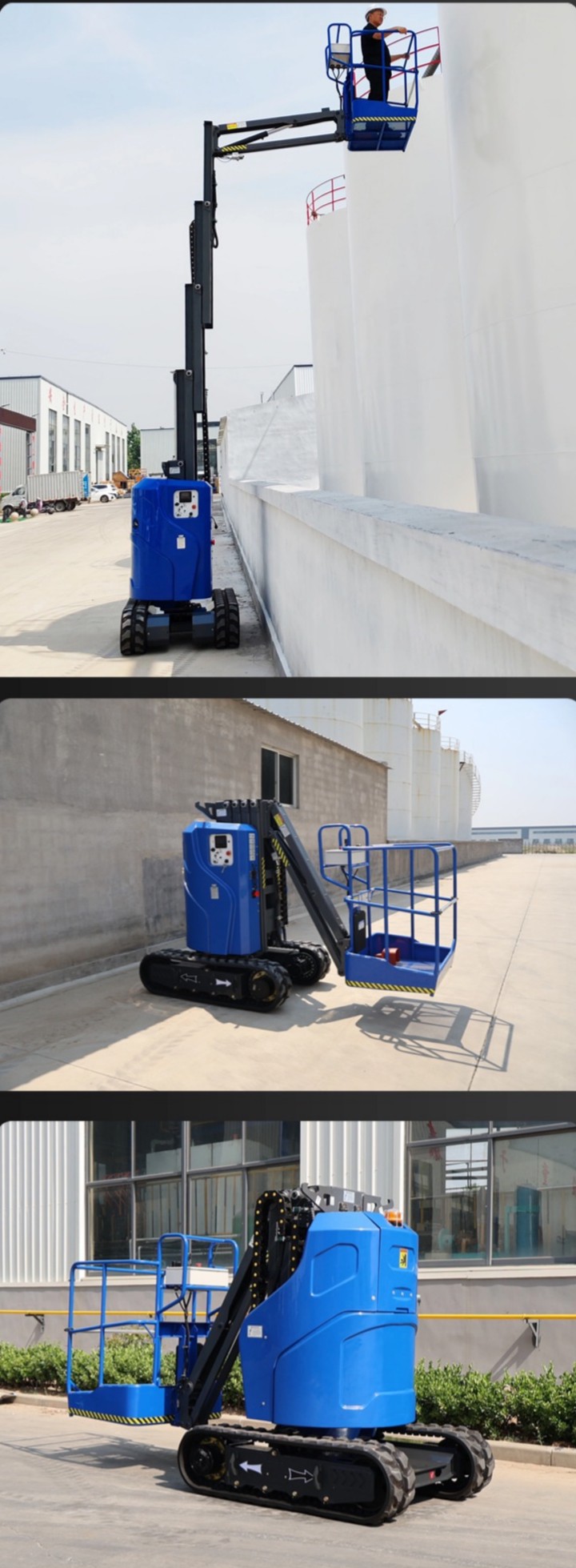 El Elevador de Mástil Vertical con Orugas de Xutai Machinery: Reconfigurando el Nuevo Modo de Trabajo Aéreo