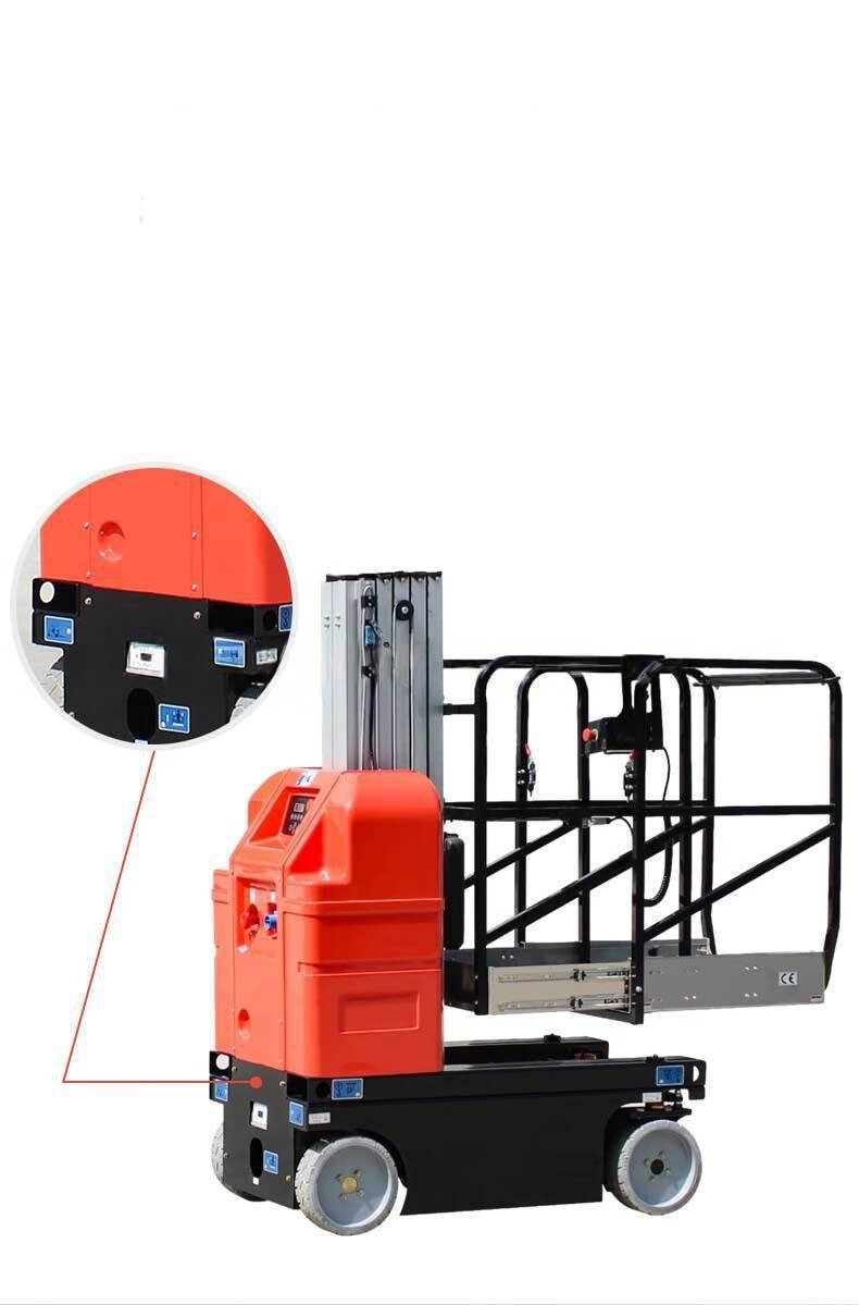 Elevador de mástil vertical autopropulsado XUTAI-901, admite personalización y ofrece un funcionamiento flexible del equipo.