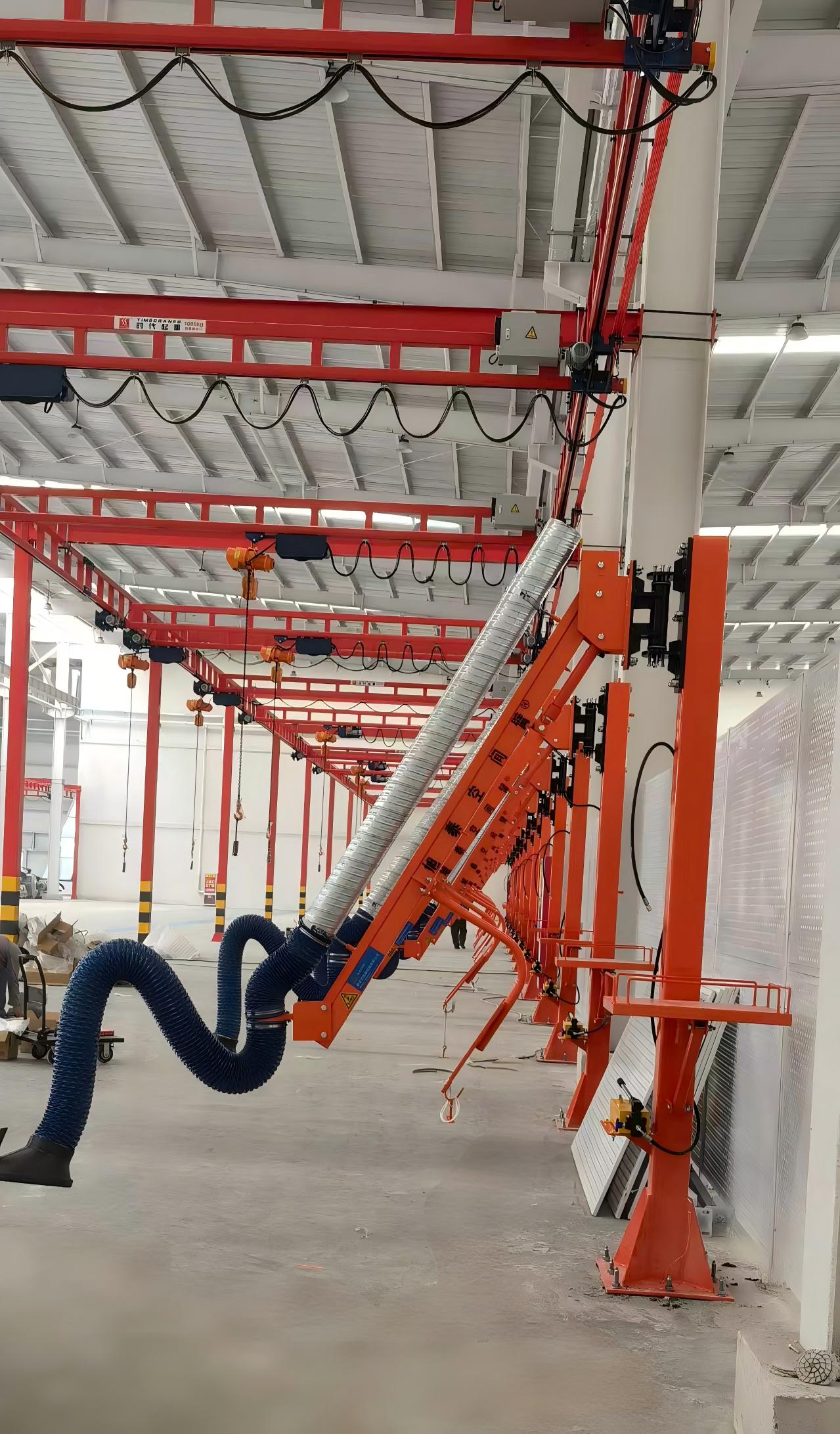 Brazo de 6 m Xutai, tipo eléctrico y de vacío, SPE-605, pluma de soldadura MAG, adecuada para diversas industrias de soldadura