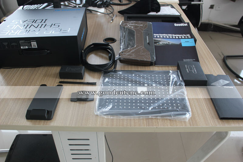 Venta caliente Einscan Pro HD Mejor escáner 3d con luz blanca