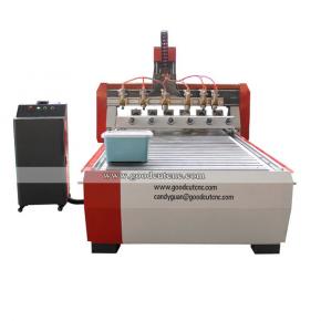 GC1530-6R Máquina fresadora cnc de 4 ejes y 6 husillos para tableros y patas de madera
