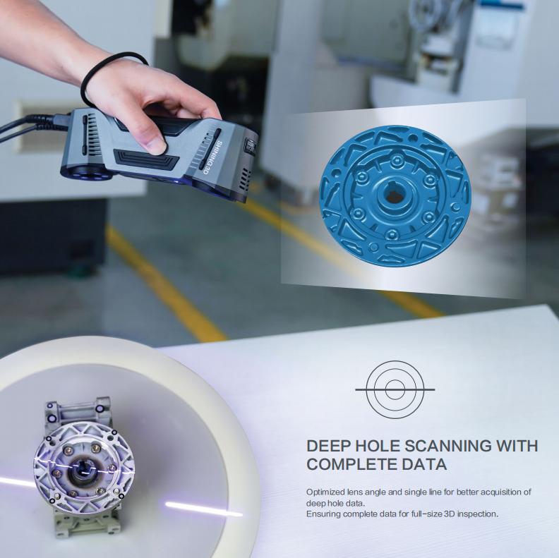 FreeScan Combo+: fuente de luz híbrida y escáner 3D portátil multifuncional