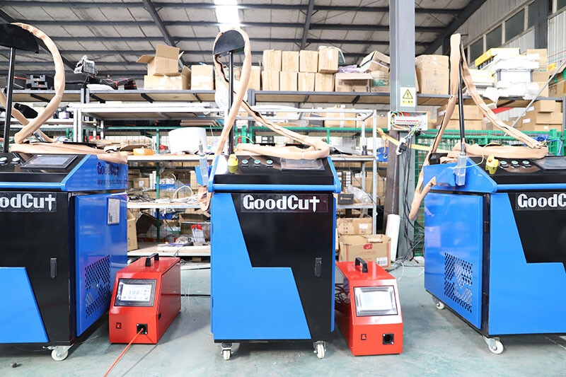 GC-WCC Nuevo diseño 3 en 1 Máquina de limpieza de corte y soldadura por láser con alimentador de alambre