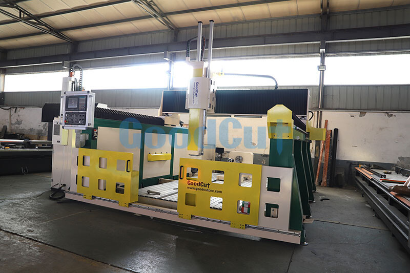 GC1325-5 Eje 6Axis CNC Router con Rotary de gran tamaño de alta Z Eje de la máquina industrial para la madera de espuma de EPS 3D de fresado de talla