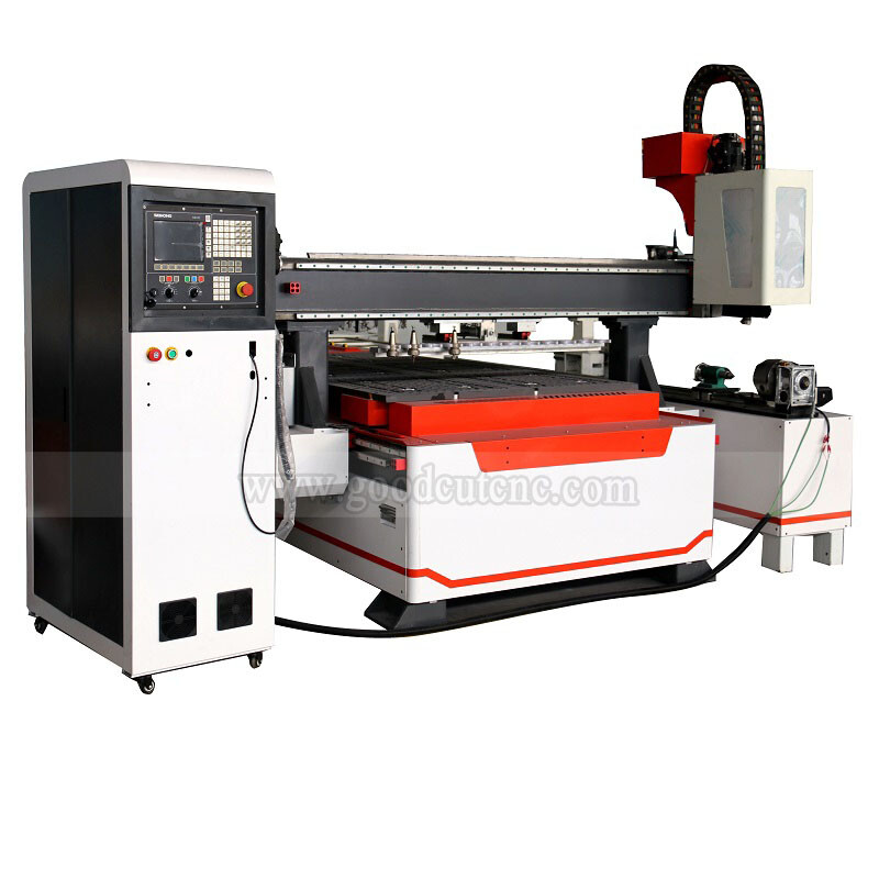 GC1325ATC-R Fresadora CNC de cambio automático de herramienta lineal GoodCut con rotativo GC1325A-LR