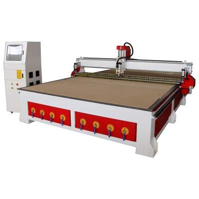 GC2030V Tamaño grande 2000*3000mm Máquina fresadora CNC con rodillo de pellizco para madera MDF acrílico