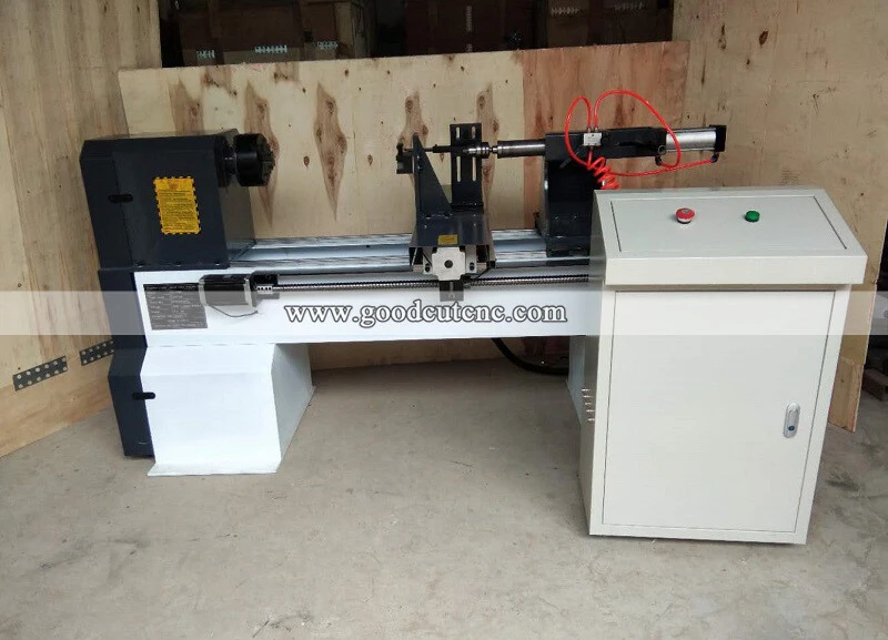 Mini máquina de torno CNC para madera con cuchilla para taladrar agujeros GC-6030WL