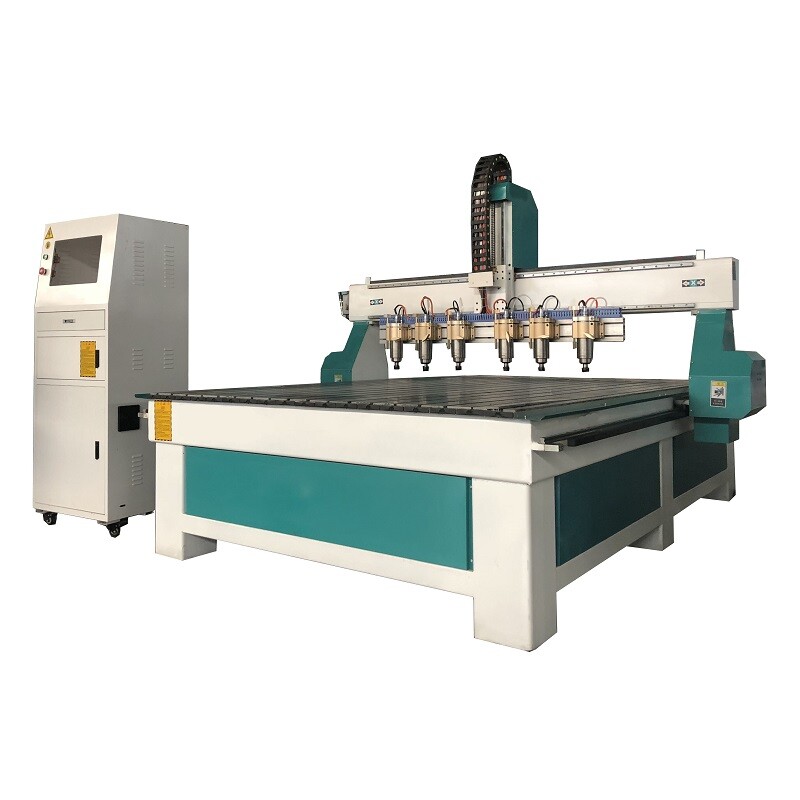 GC1530-6H Máquina fresadora CNC de 6 cabezales con cabezales múltiples