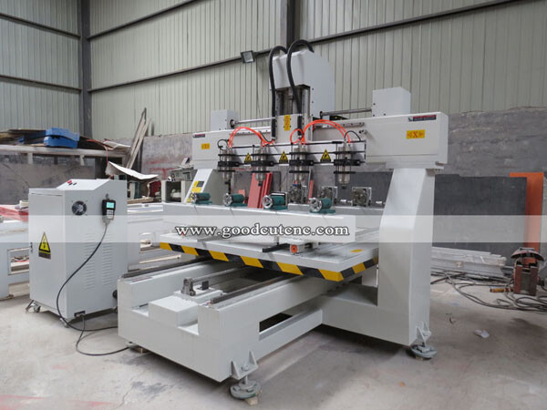 GC1225-4R 4 Axis Rotary 4 Heads Four Spindle Precio Router CNC 3d for Chair Table Leg
