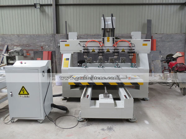 GC1225-4R 4 Axis Rotary 4 Heads Four Spindle Precio Router CNC 3d for Chair Table Leg