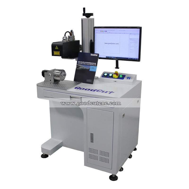 Máquina de marcado láser 3d de fibra GoodCut con fuente láser Raycus JPT
