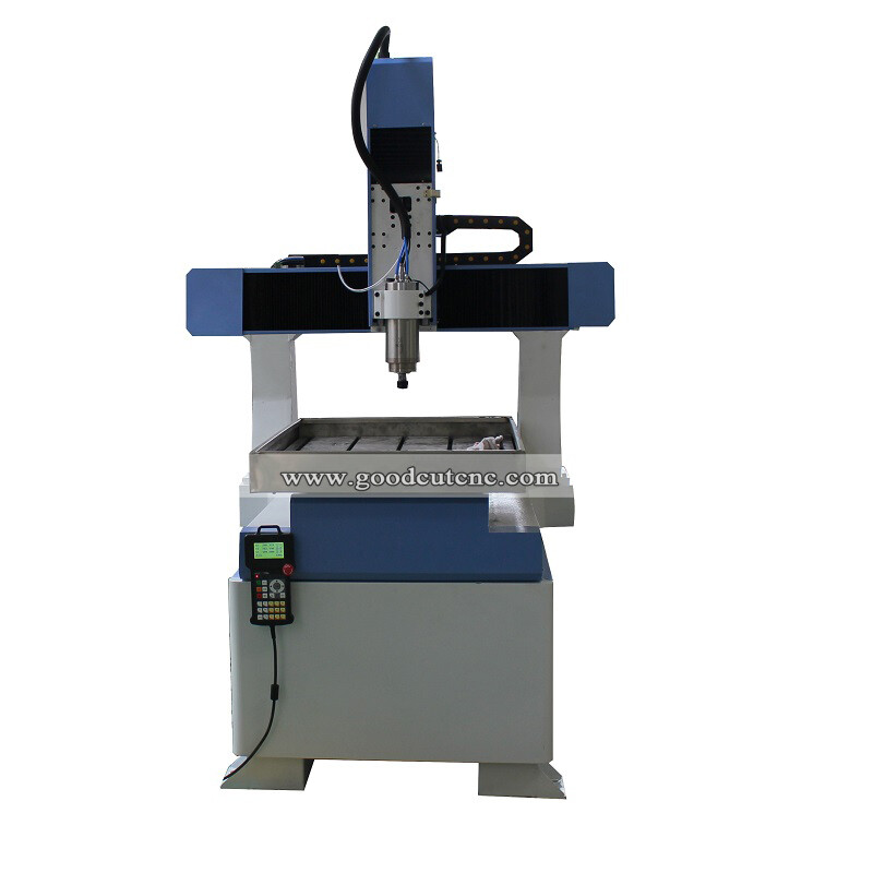 Mini fresadora CNC de mesa móvil GC6090 con bancada de fundición para aluminio madera