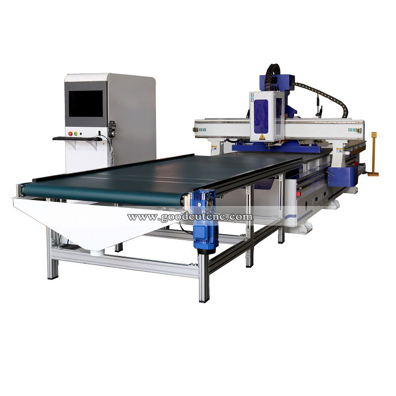 Máquina fresadora CNC Nesting GC1325AF con dispositivo de carga y descarga automática para trabajar la madera