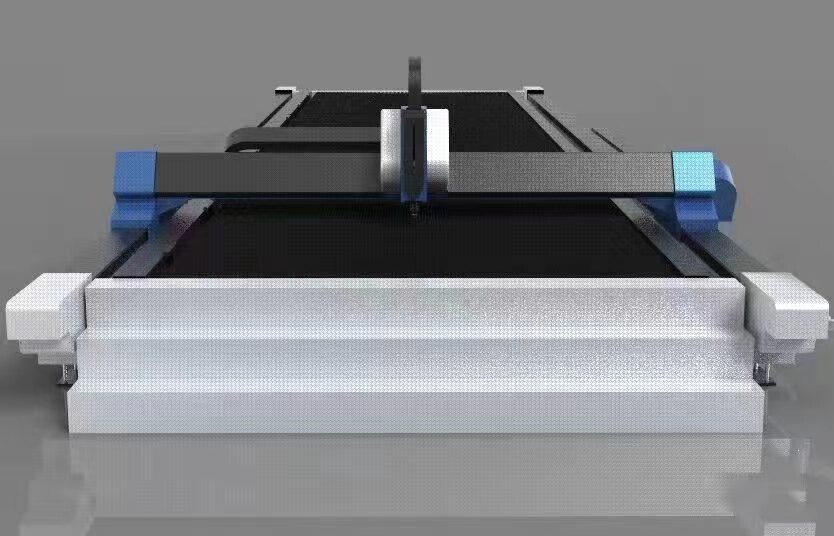Máquina de corte láser de fibra óptica para rieles de tierra GC3012F de gran tamaño