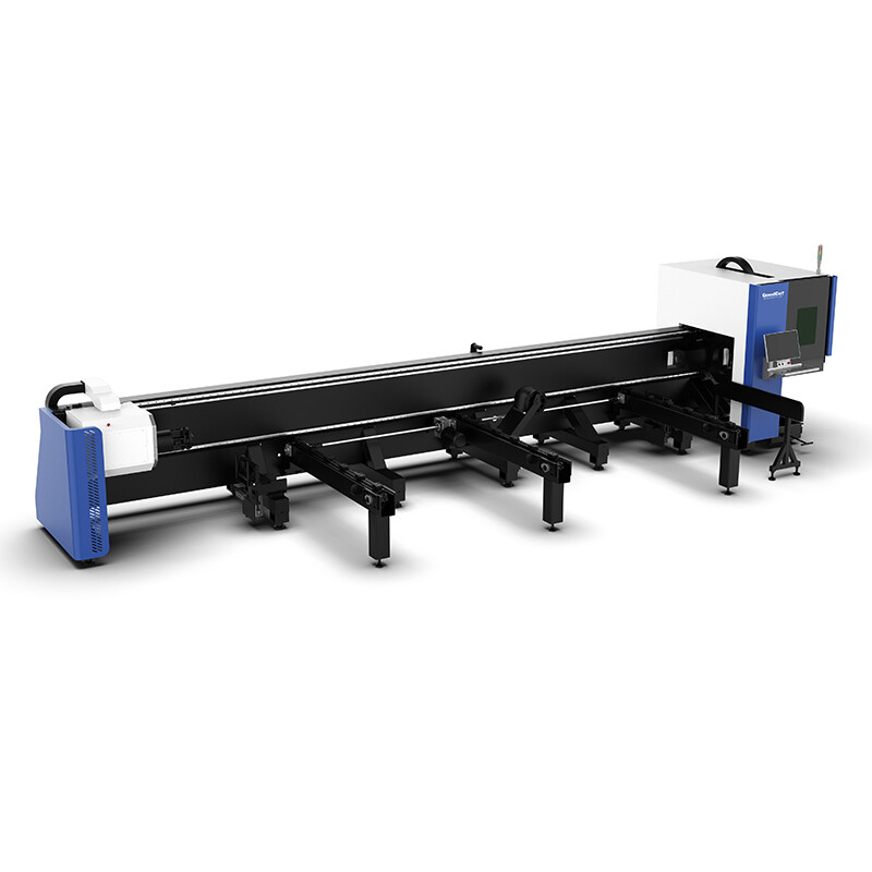 Máquina de corte láser de fibra GC-FRA para tubos redondos y cuadrados con carga automática