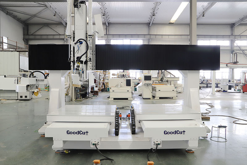 GC1325- 5 Axis Double Workpiece/ Double process/ double milling process CNC Router Machine For Wood Foam EPS