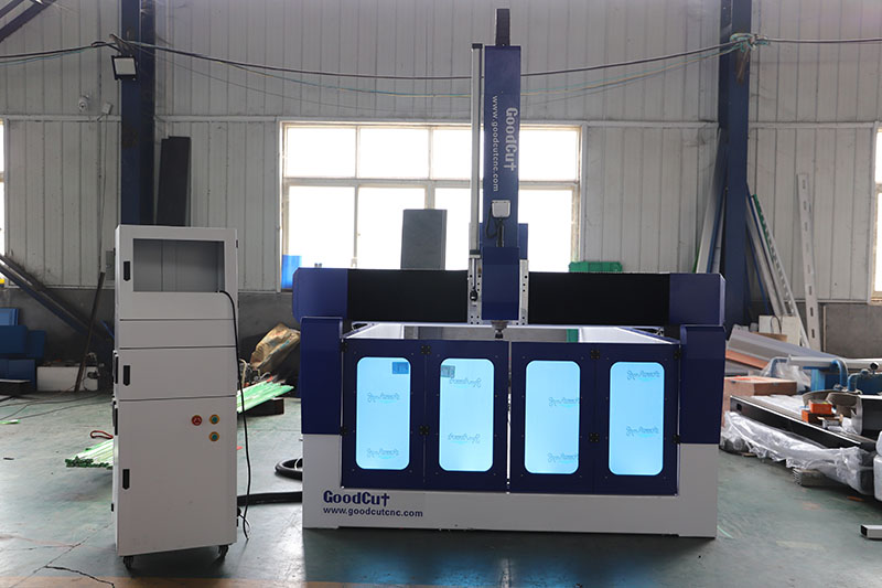 GC1325-4F Máquina CNC de 4 ejes con dispositivo rotatorio para espuma EPS