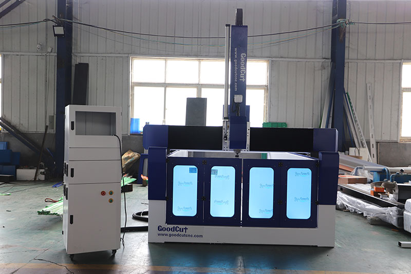 GC1325-4F Máquina CNC de 4 ejes con dispositivo rotatorio para espuma EPS