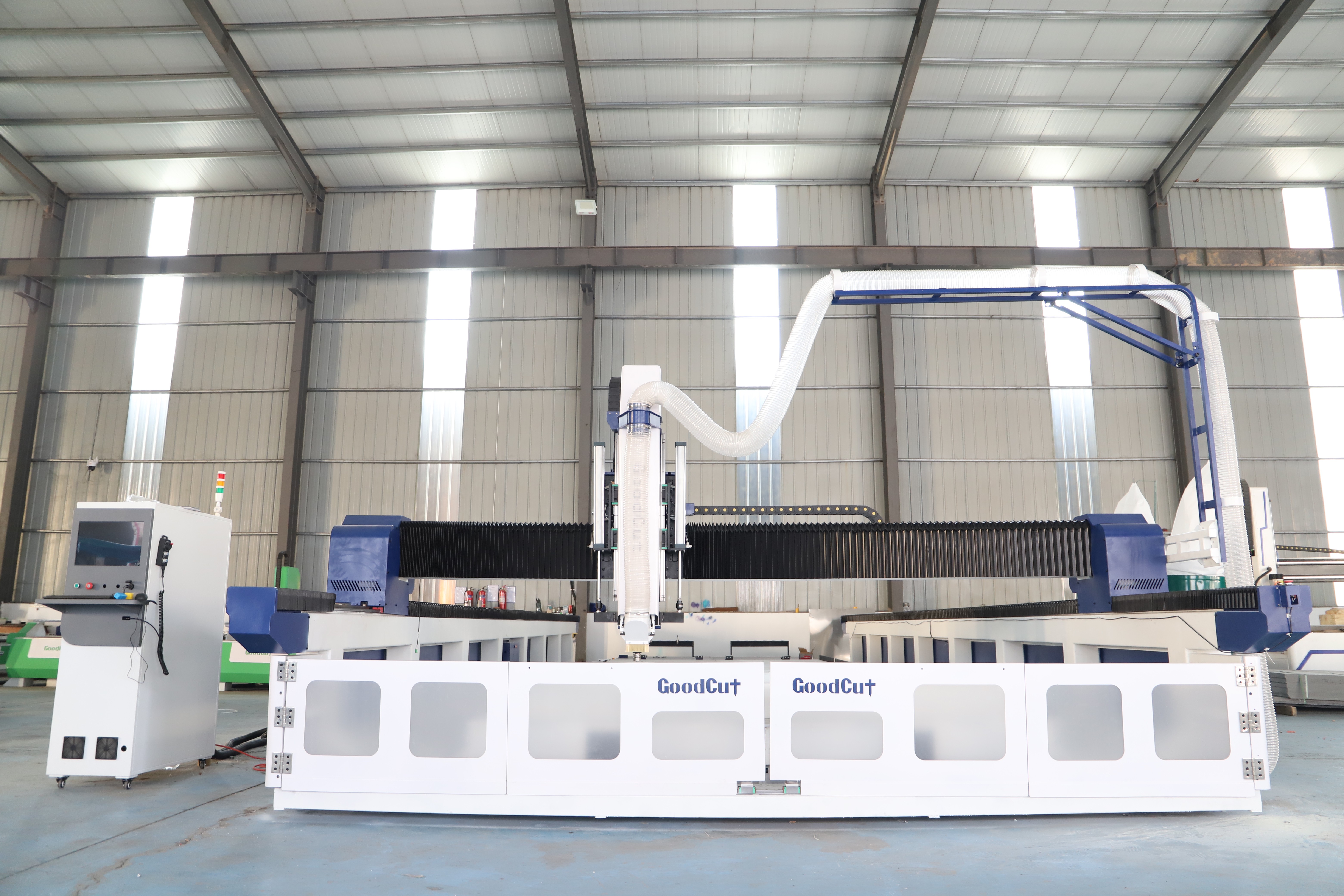 GC3012ATC Máquina de enrutador CNC ATC de 12M de longitud para madera y espuma EPS