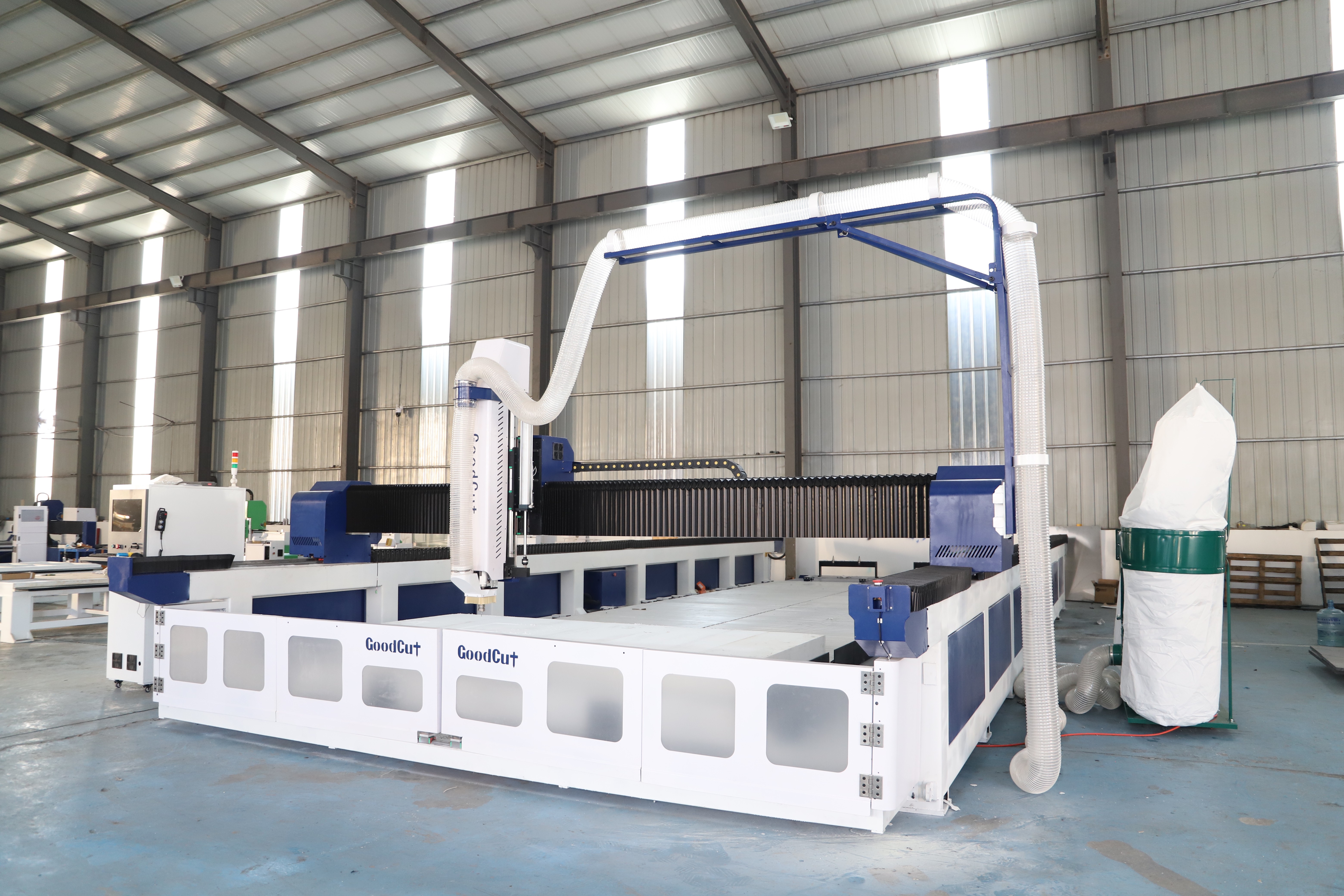 GC3012ATC Máquina de enrutador CNC ATC de 12M de longitud para madera y espuma EPS