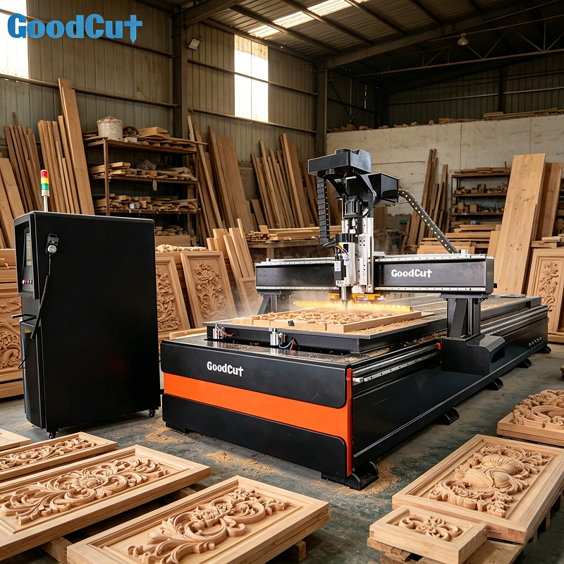 GC1545ATC 4.5M 6M 4*9 pies 1328 Máquina router CNC con cambiador automático de herramientas