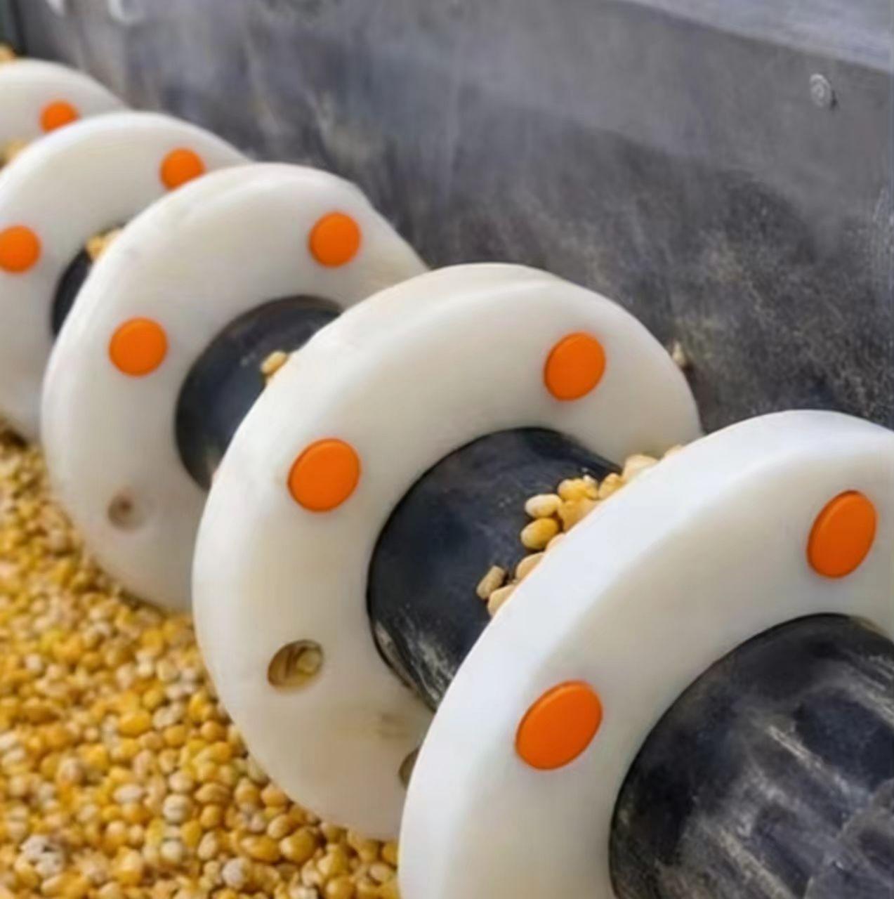 ZAPATAS DE DESGASTE DE UHMWPE PARA TRANSPORTADORES DE TORNILLO