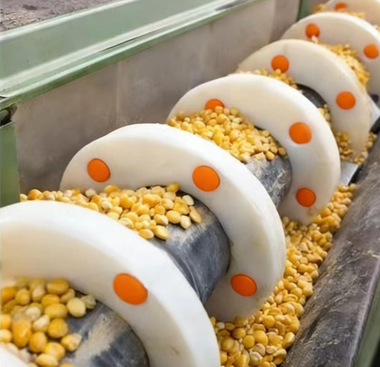 ZAPATAS DE DESGASTE DE UHMWPE PARA TRANSPORTADORES DE TORNILLO