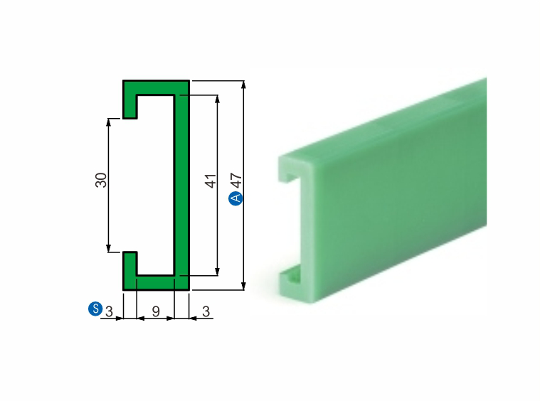 TIRAS DE DESGASTE DE UHMWPE