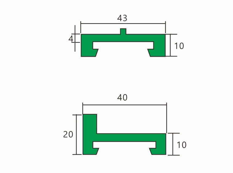 TIRAS DE DESGASTE DE UHMWPE