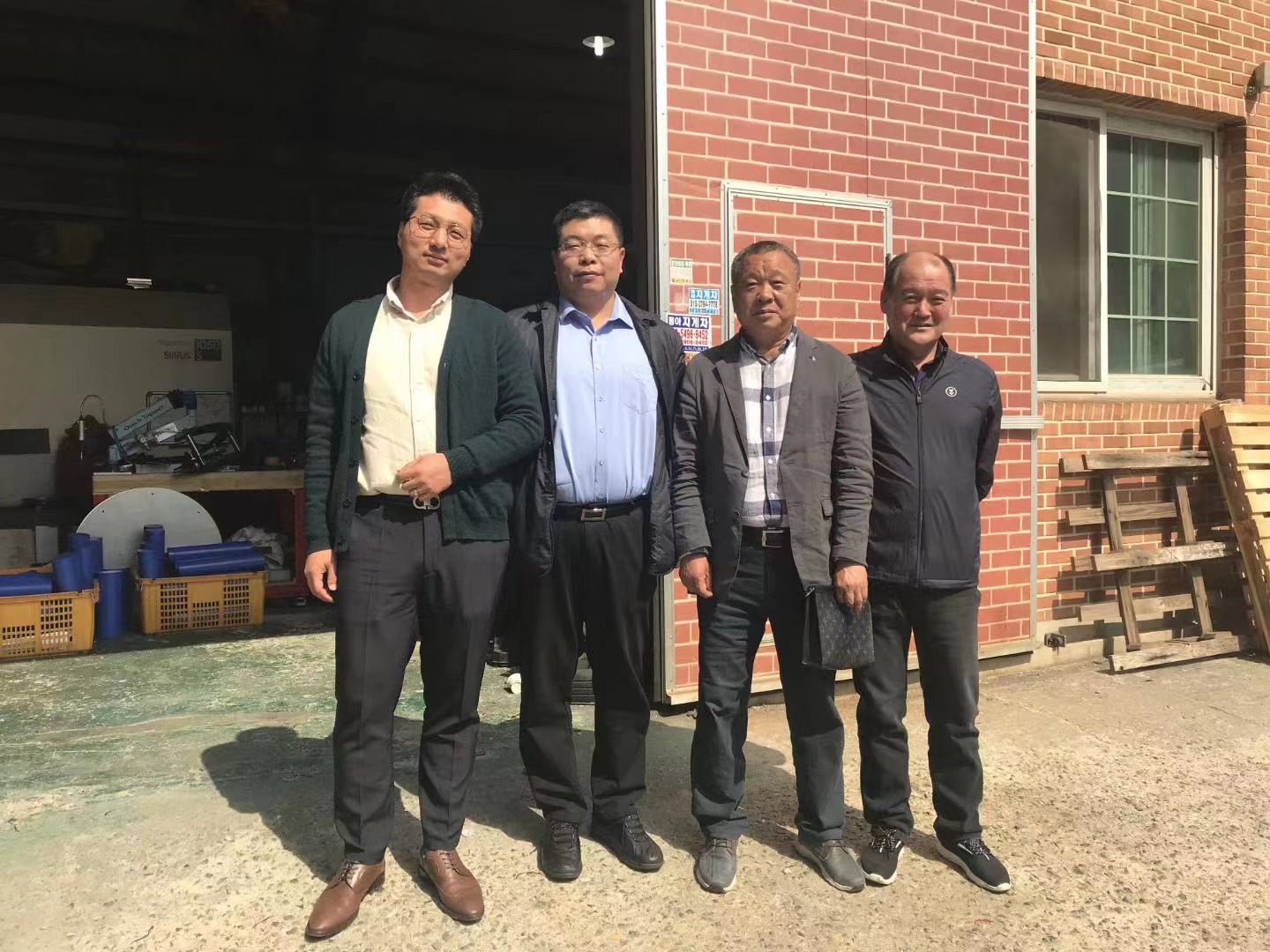 Visita la fábrica de un cliente coreano