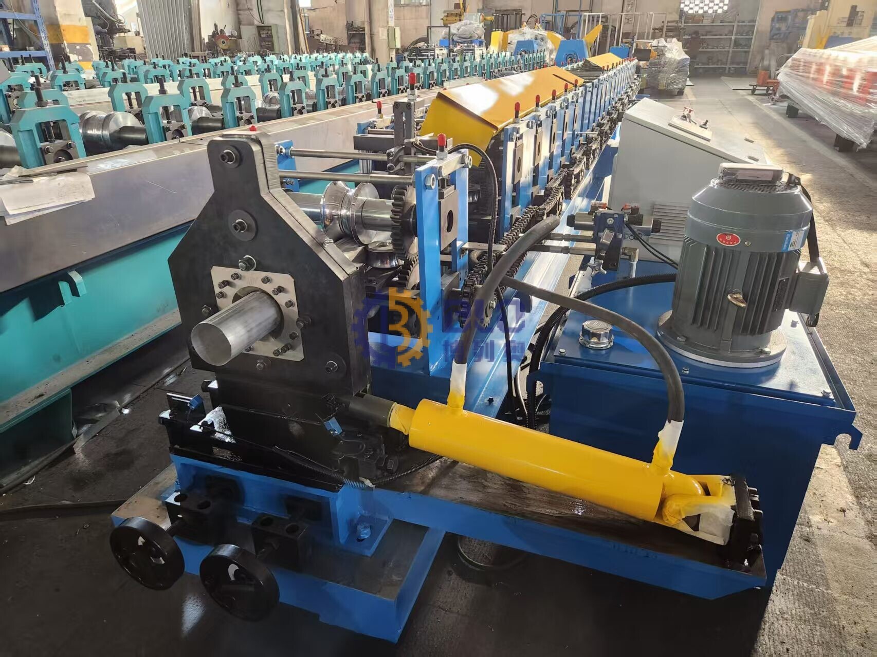 Downspout Roll Forming Machine in Gutter System Downspout Roll Forming Machine in Gutter System