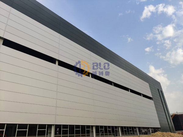 Exterior wall of workshop panel