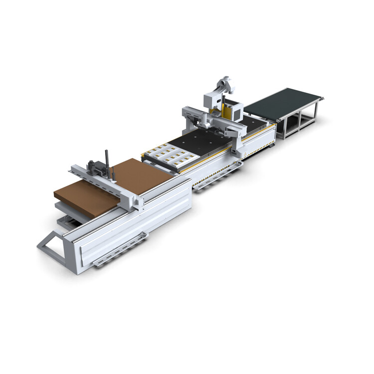 1330 автоматическая линия по производству мебели с маркировкой, способная обрабатывать Lamello. Оборудование для производства непористой мебели