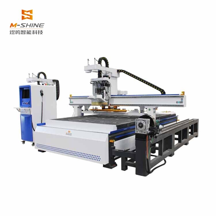 4осевой 3D многофункциональный фрезерный станок с ЧПУ M-SHINE 2130 ATC с вращающейся осью