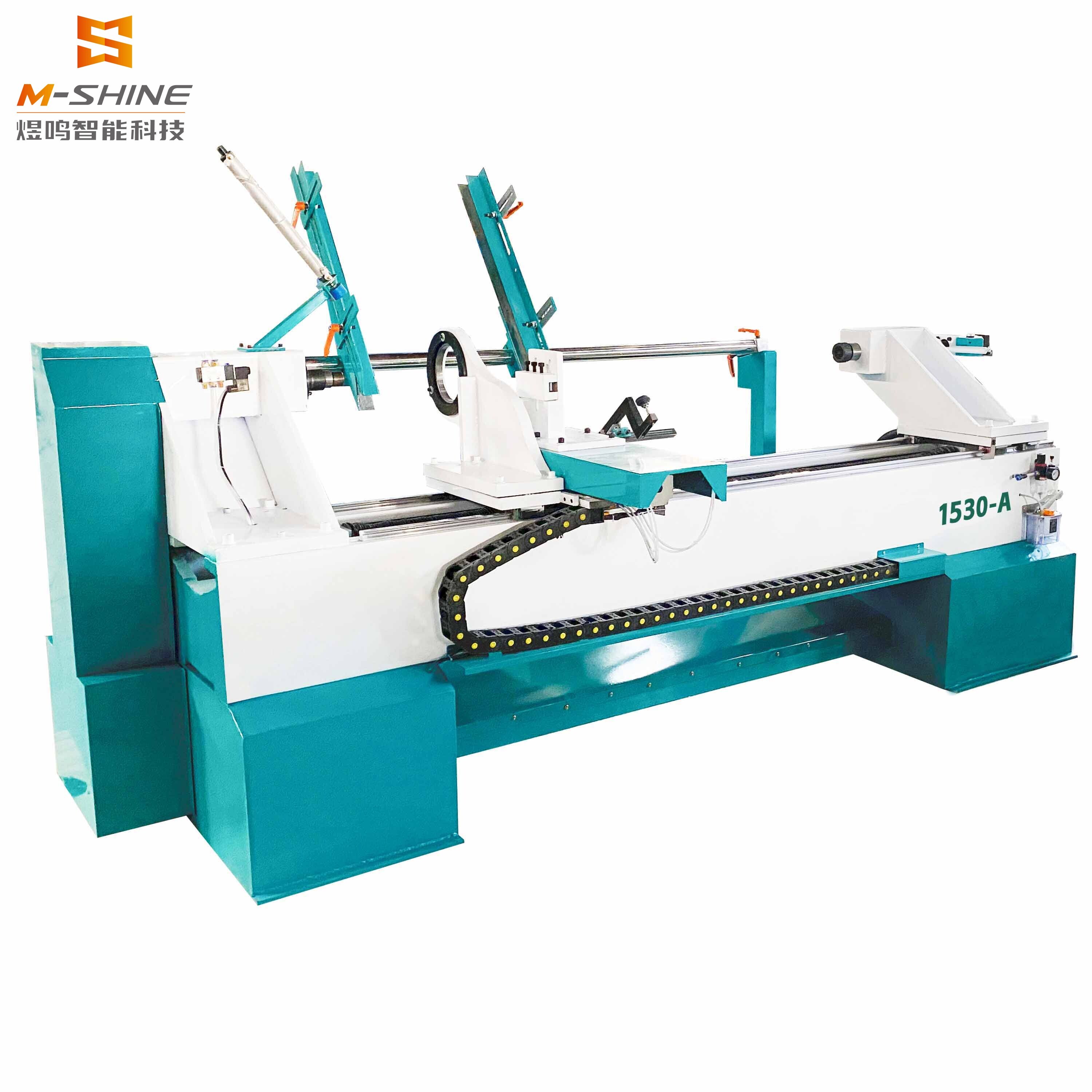 M-SHINE Токарный станок по дереву 1530 Автоматический токарный станок с ЧПУ по дереву для ножек мебели, бейсбольных бит и деревянных поделок
