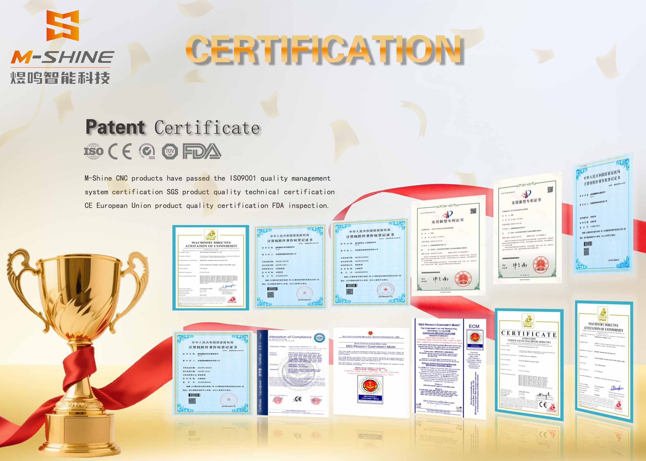 JINAN M-SHINE TECH фрезерный станок с ЧПУ: полностью сертифицирован по CE для глобального экспорта