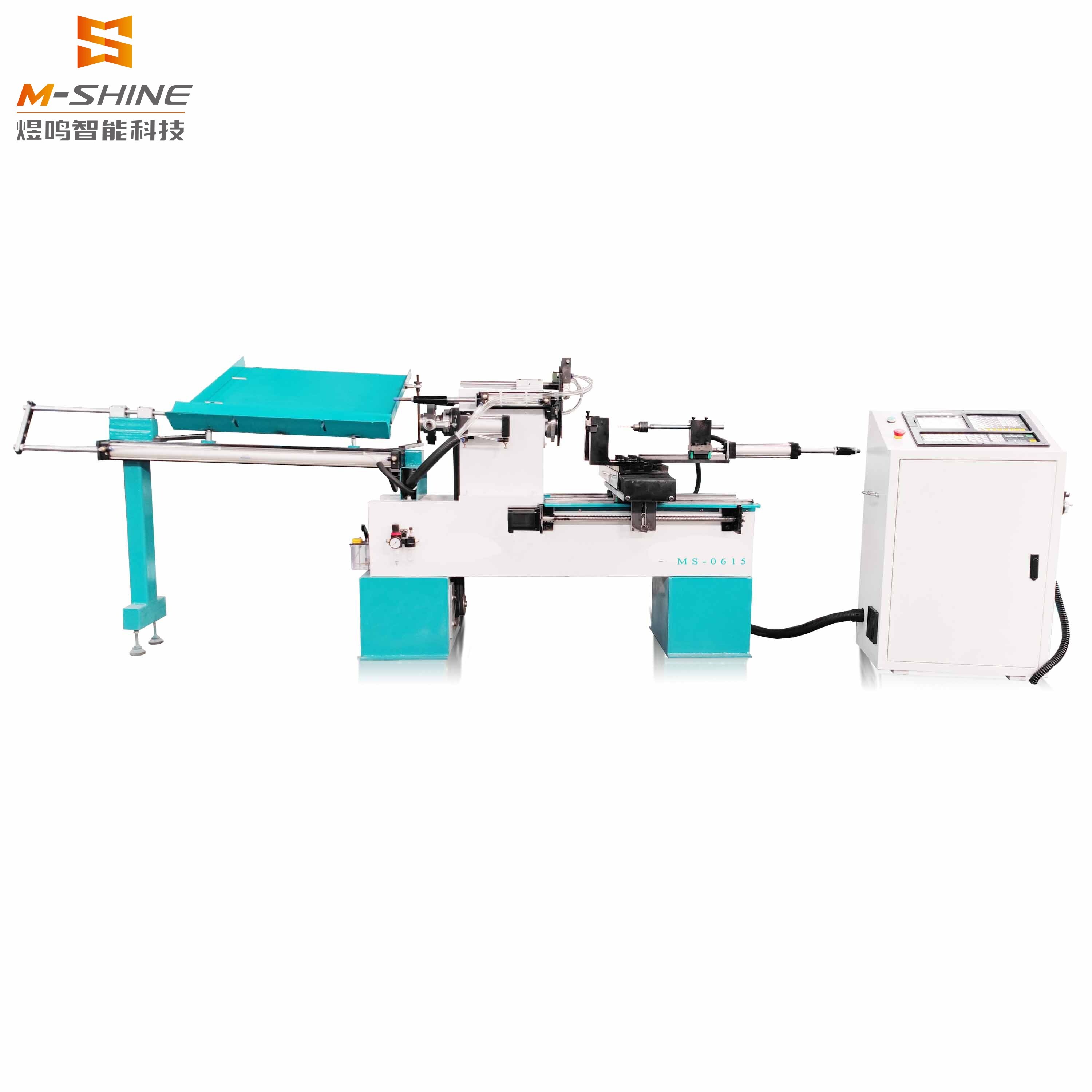 MS-0615-A полностью автоматический подающий ЧПУ токарный станок по дереву