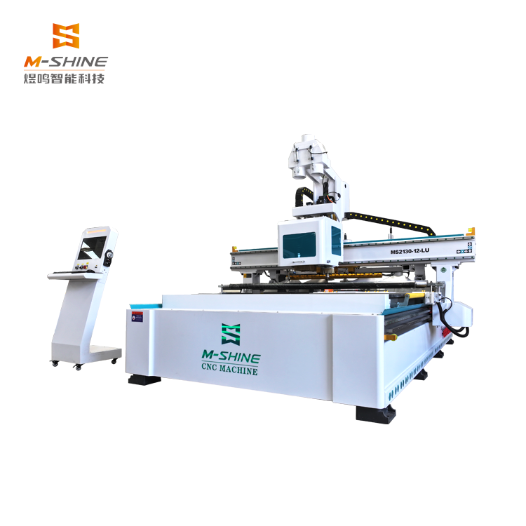 JINAN M-SHINE 2130 Рядный сверлильный деревообрабатывающий центр с ЧПУ для раскроя панелей, определяющий производство мебели из панелей