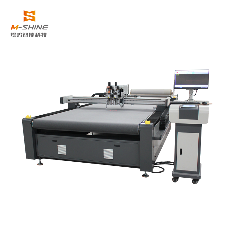 Горячая распродажа MS1640 Автоматический тканевый резак с осциллирующим ножом M-shine CNC для текстиля, одежды и кожи