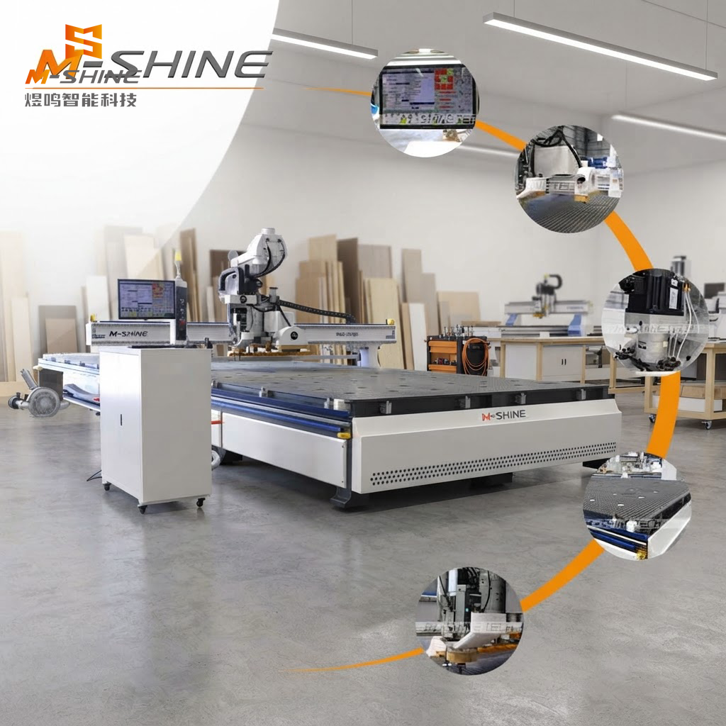 Совершенно новый тяжёлый ATC CNC-фрезер JINAN M‑shine MS20‑291000 для модернизации мебельной отрасли**  ## Пояснение терминов