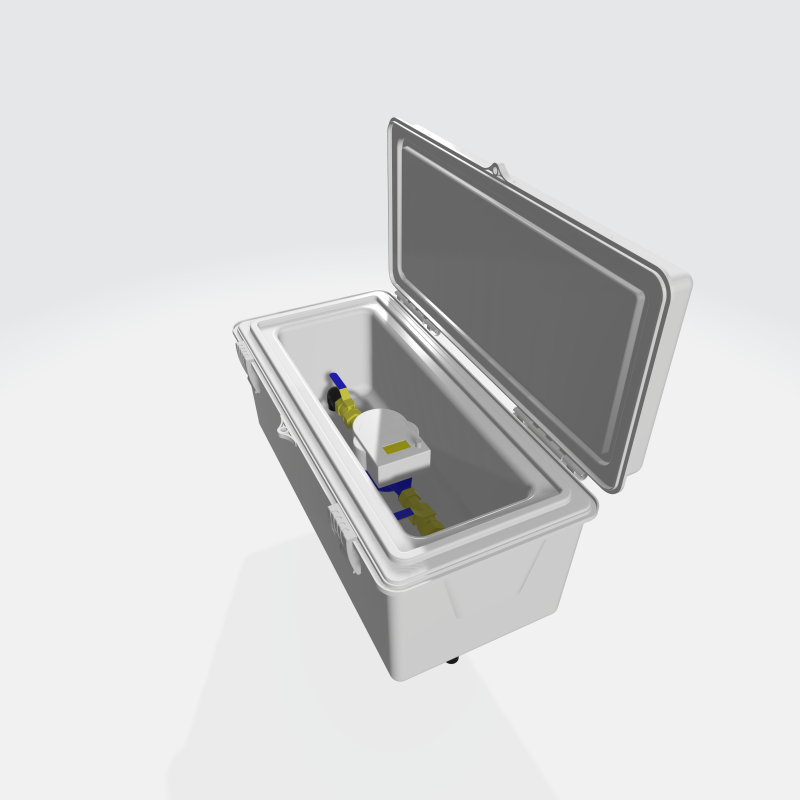 Caja de contador individual enterrada SS21B