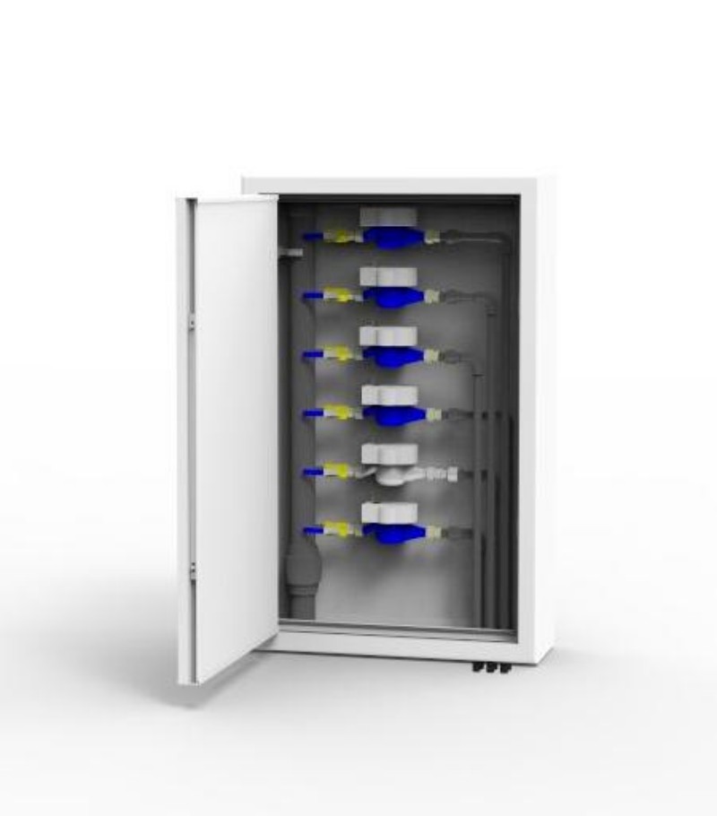 Caja de contador subterráneo de seis metros SP126B